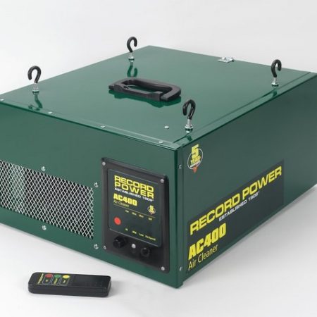 Record Power AC400 Two Stage Air Filter with Remote 3 Speeds and Time Delay