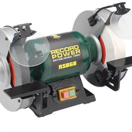 New For 2018 Record Power RSBG8 - 8' Bench Grinder + FREE Diamond Dresser